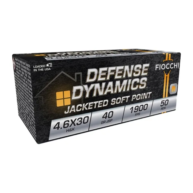 Fiocchi 46EXB Defense Dynamics 4.6x30mm H&K 40 gr JSP - View 2