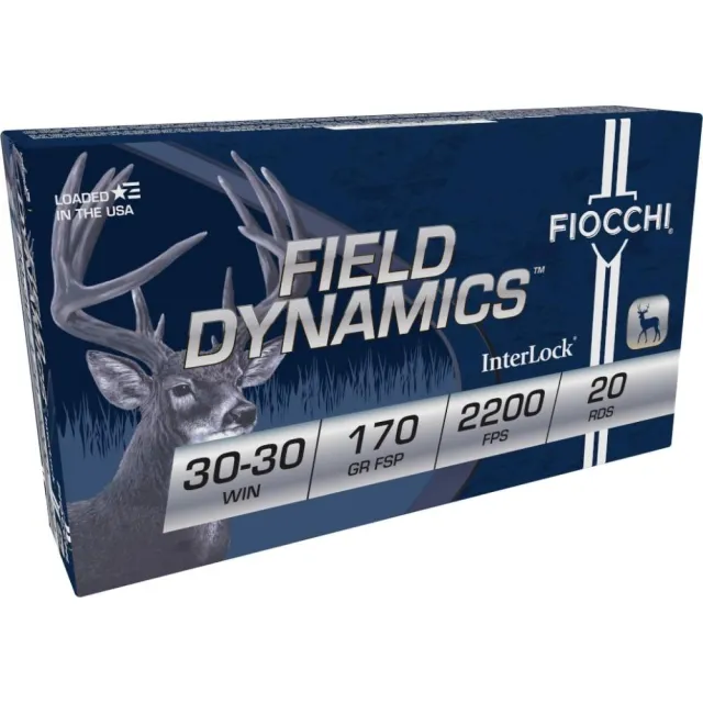 Fiocchi Field Dynamics 3030C 30-30 Win 170 gr FSP 20 rd Ammo - View 2