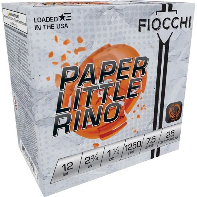 Fiocchi 12FPWR75 12 Gauge 2.75" 1-1/8oz 7.5 Shot 25 Rounds - View 2