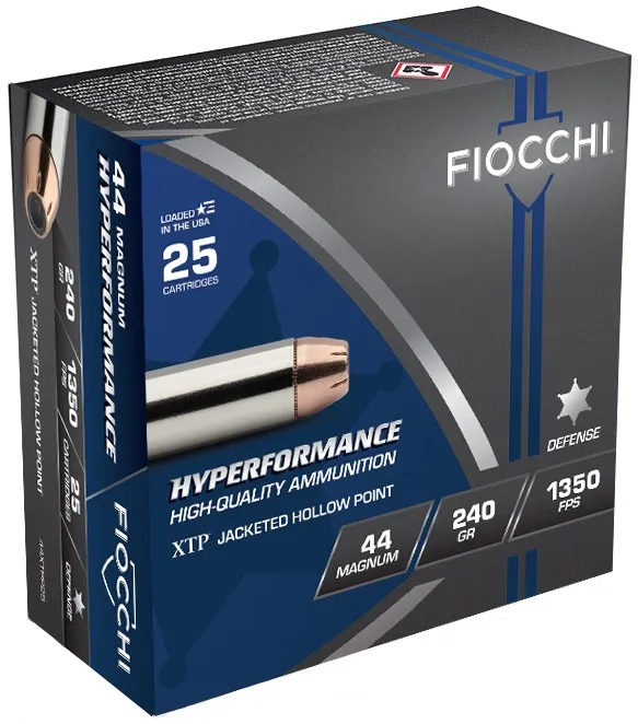 Fiocchi 44XTP25 Hyperformance 44 Rem Mag 240gr XTP Hollow Point 25 Rds - View 2