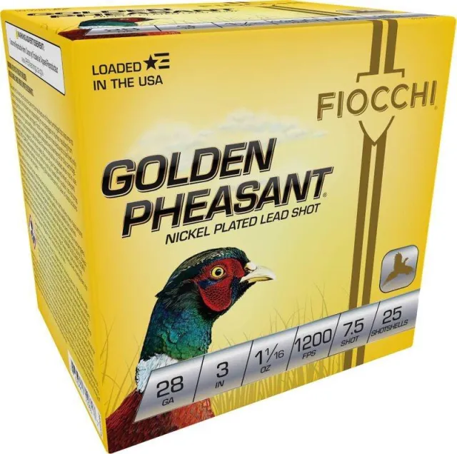 Fiocchi 283GP75 Golden Pheasant Extrema 28Gauge 3" 11-16oz 7.5Shot 25 Ro... - View 2