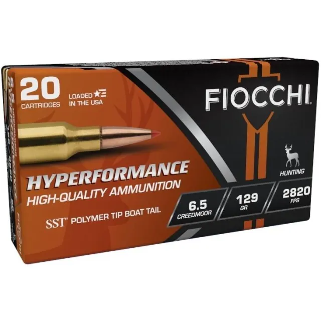 Fiocchi Hyperformance 6.5 Creedmoor 129gr SST Ammo - View 2