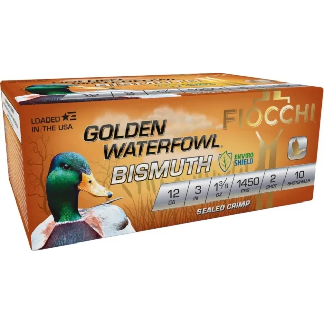 Fiocchi 123GB2 12 Gauge 3 in 1 3/8 oz Bismuth #2 10rd Box - View 2