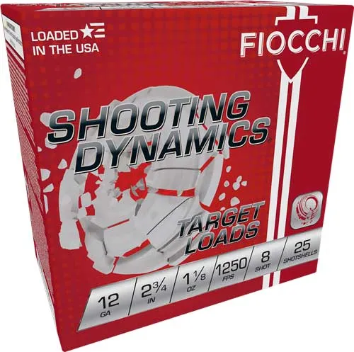 Fiocchi 12GA 2.75" #8 1-1/8oz 1250FPS Shotgun Ammo - View 2