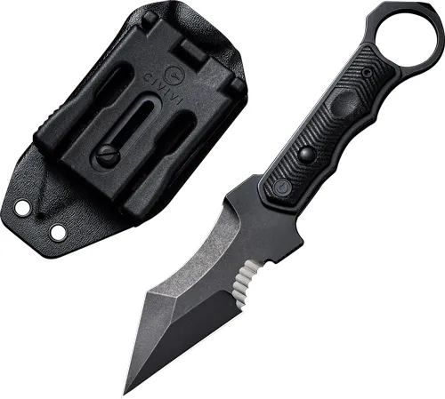 Civivi Orthrus C20037B1 3.76" Black G-10 Stonewash Knife - View 2