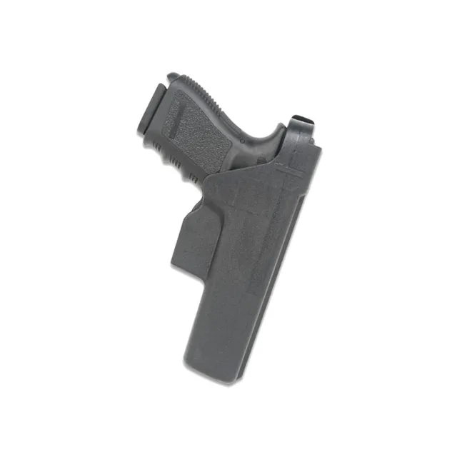 Glock HO000931 Duty Holster OWB Black Polymer w/Thumb Break Retention Strap - View 2