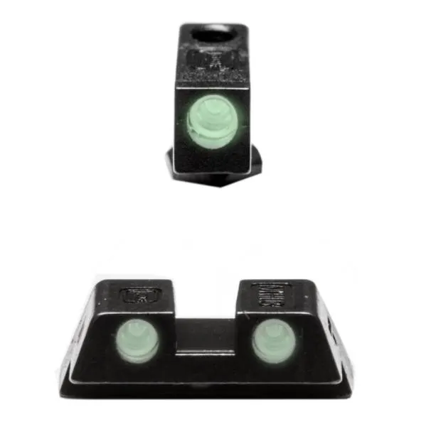 Glock G20/21/29/30/36/37 6.9mm Steel Green Dot Night Sights - View 2