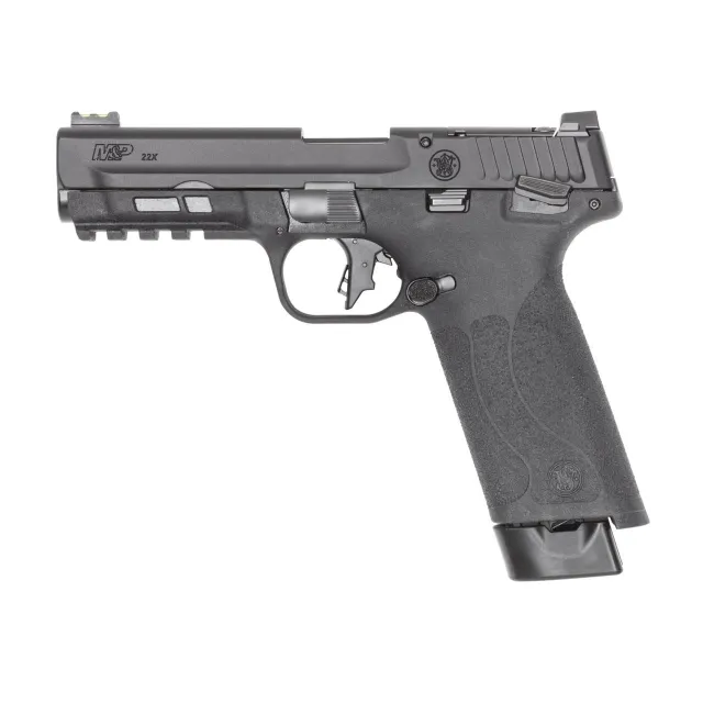 M&P 22X Handgun .22 LR 20rd Magazines(2) 4.1 Barrel White Dot Sights Thumb Safety Black - View 2