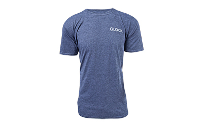 Glock AA75159 Pistol Flag Heather Navy Cotton/Poly T-Shirt 2XL - View 2