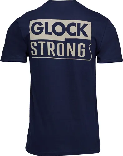 Glock AP96194 Strong Tee Navy Ringspun Cotton Short Sleeve Medium - View 2