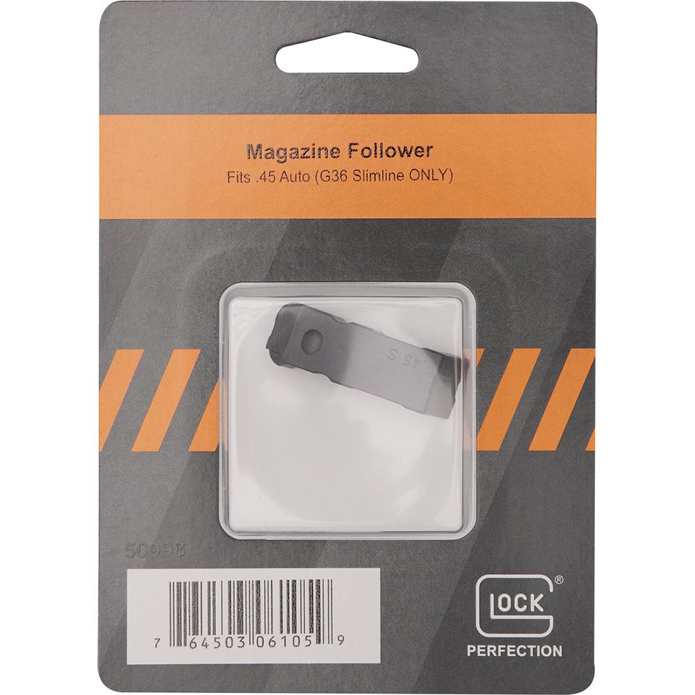 Glock Factory Magazine Follower .45 ACP G36 Slimline ONLY Black Pkg - View 2