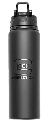 Glock AP60218 Aluminum Sports Bottle Matte Black - View 2