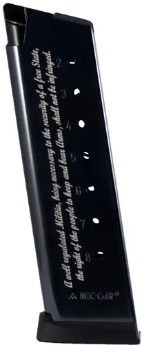 Mec-Gar MGCG45082A Standard 8rd 45 ACP Fits 1911 Government Blued w.2nd... - View 2