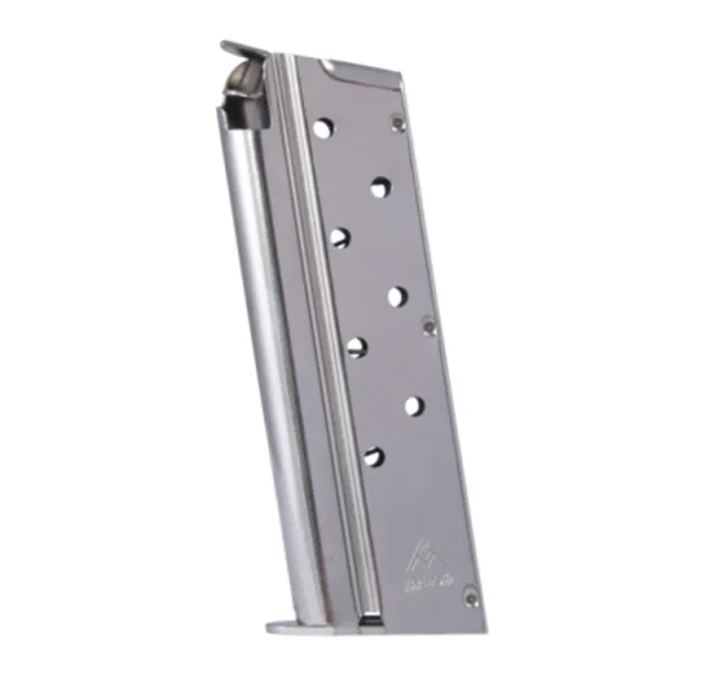 Mec-Gar MGCGOV9LCN 1911 Officers 9mm 8rd Black Carbon Steel Magazine - View 2