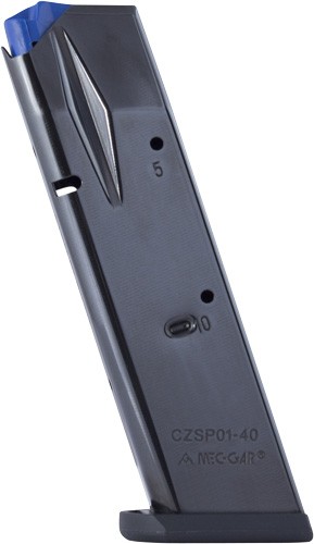 Mec-Gar USA CZ 75B/SP-01 .40 S&W 10-Round Blued Magazine - View 2