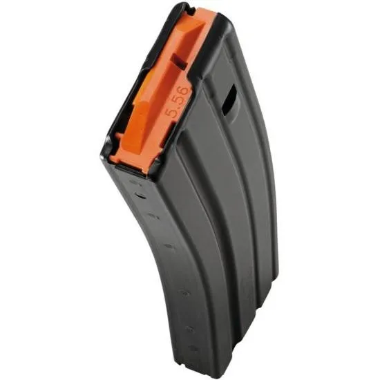 DuraMag 3023041178CPDL10 SS 10rd AR-15 Magazine .223/5.56 Black/Orange - View 2