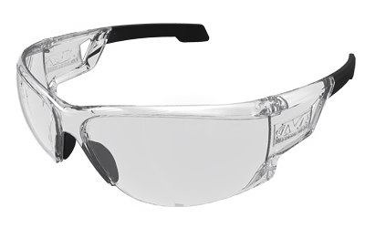 Mechanix Wear Type-N Safety Glasses Black Frame Clear Lens - View 2