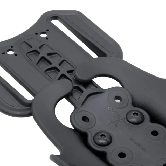 Safariland 6004-25-2 Single Strap Leg Shroud Black w/ Drop Flex Adapter - View 2