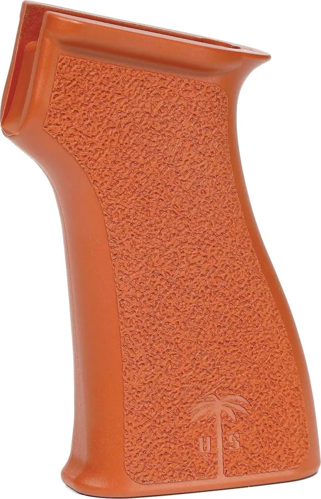 Century Arms GR087A US Palm AK Grip Bakelite Orange Synthetic Textured - View 2