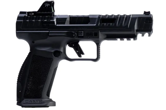 Canik TP9 SFx Rival Dark Side 9mm 5" Barrel 18rd Black Finish with Red Dot Sight - View 2