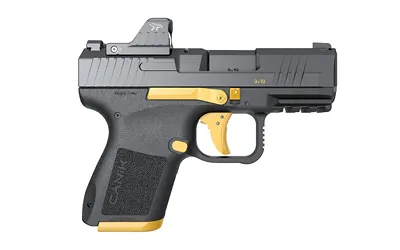 Canik Mete MC9 HG7620GV-N 9mm 3.18 In 15 Rd Optic Ready Black/Gold - View 3
