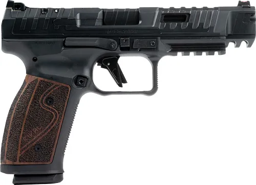 Canik SFX Rival-S Rosewood Pistol 9 mm 5 in. Chrome 18 rd. - View 2