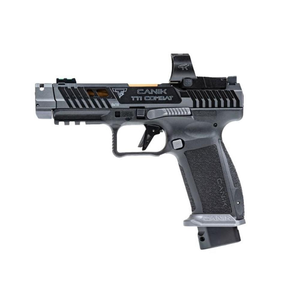 Canik TTI Combat Smoke 9mm 4.6in 18rd Semi-Auto Pistol w/MeCanik M03 Optic - View 2