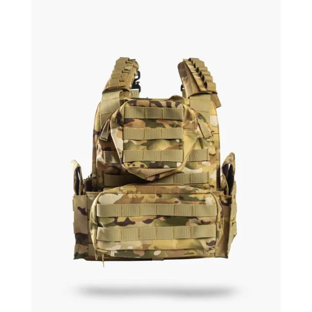 10 Ring Sheppard-MC Multicam Plate Carrier MOLLE Adjustable - View 2
