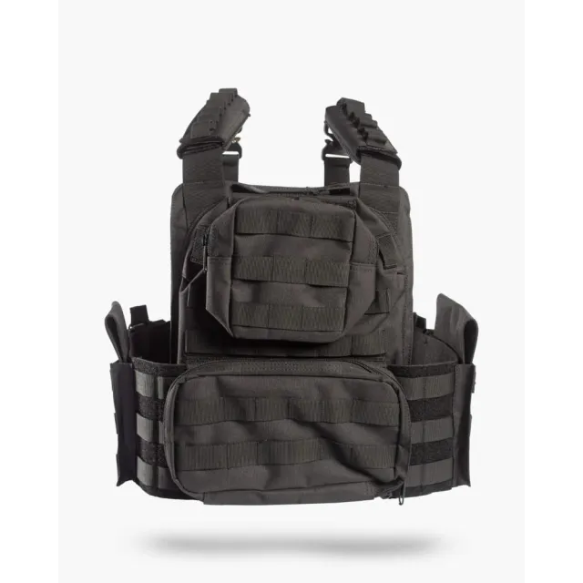 Guard Dog SHEPPARD-BLK Tactical Plate Carrier, 600D Fabric, Black - View 2