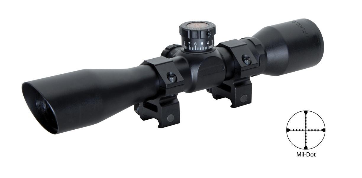 TRUGLO Tru-Brite Xtreme 4x32 32MM Mil-Dot Tactical Matte Black - View 2