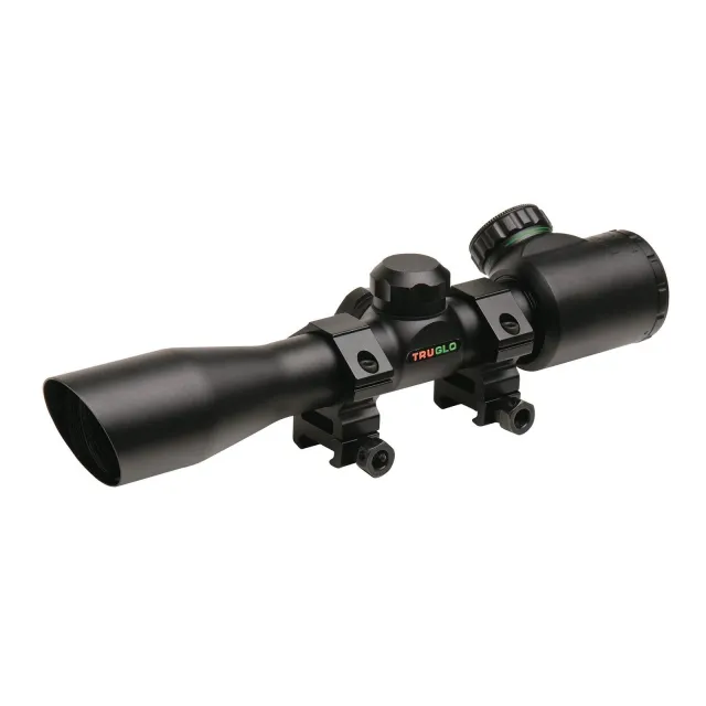 TruGlo 4x32 Xbow Illuminated Reticle Crossbow Scope with Rings (TG8504B3L) - View 2