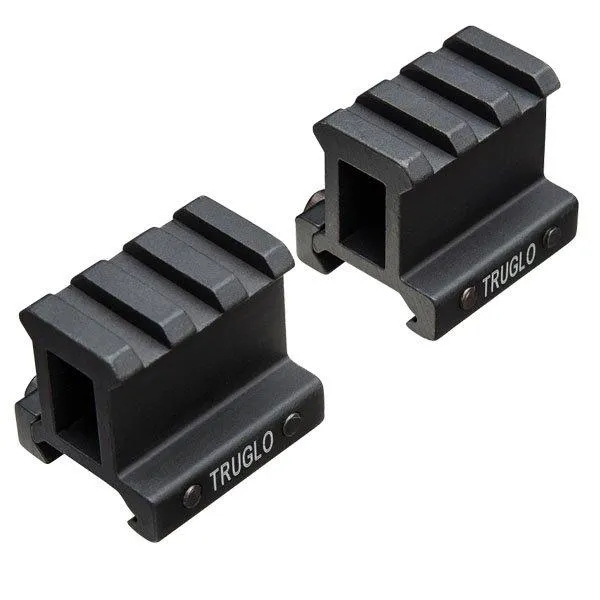 GSM Outdoors TruGlo 1 In Picatinny Rail Riser Mount TG8992B - View 2