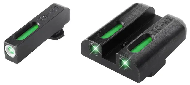 TruGlo TG13GL1A TFX Tritium/Fiber Optic Handgun Sight Glock Low - View 2