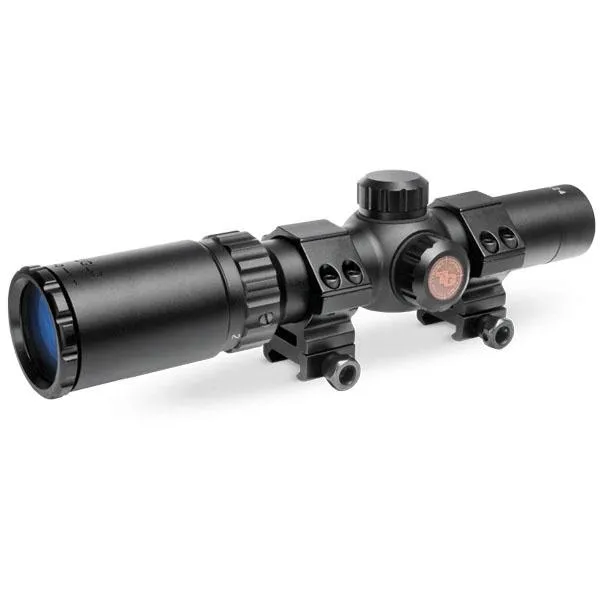 Truglo TG8514BC Tru-Brite 30 Hunter 1-4x24mm Scope Black Circle Duplex - View 2