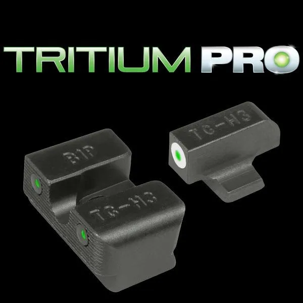 TRU Ball Tritium Pro Night Sights CZ-75 Green/White Front/Rear - View 2
