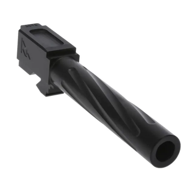 Rival Arms 20G101A Barrel Glock 17 Gen 3/4 9mm Fluted 416R PVD Black - View 2