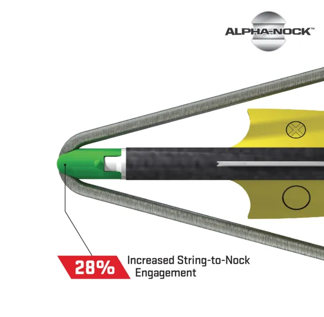 TenPoint HEA7506 EVO-X CenterPunch Arrows 16" 400gr Alpha Nocks 6pk - View 2