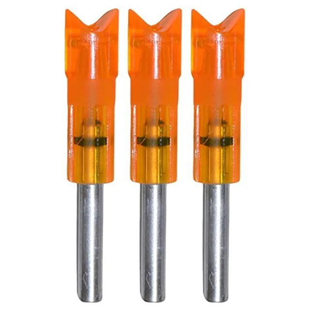 Gold Tip Laser II & III Crossbow Nock Moon Flo Orange 12/ct - View 2