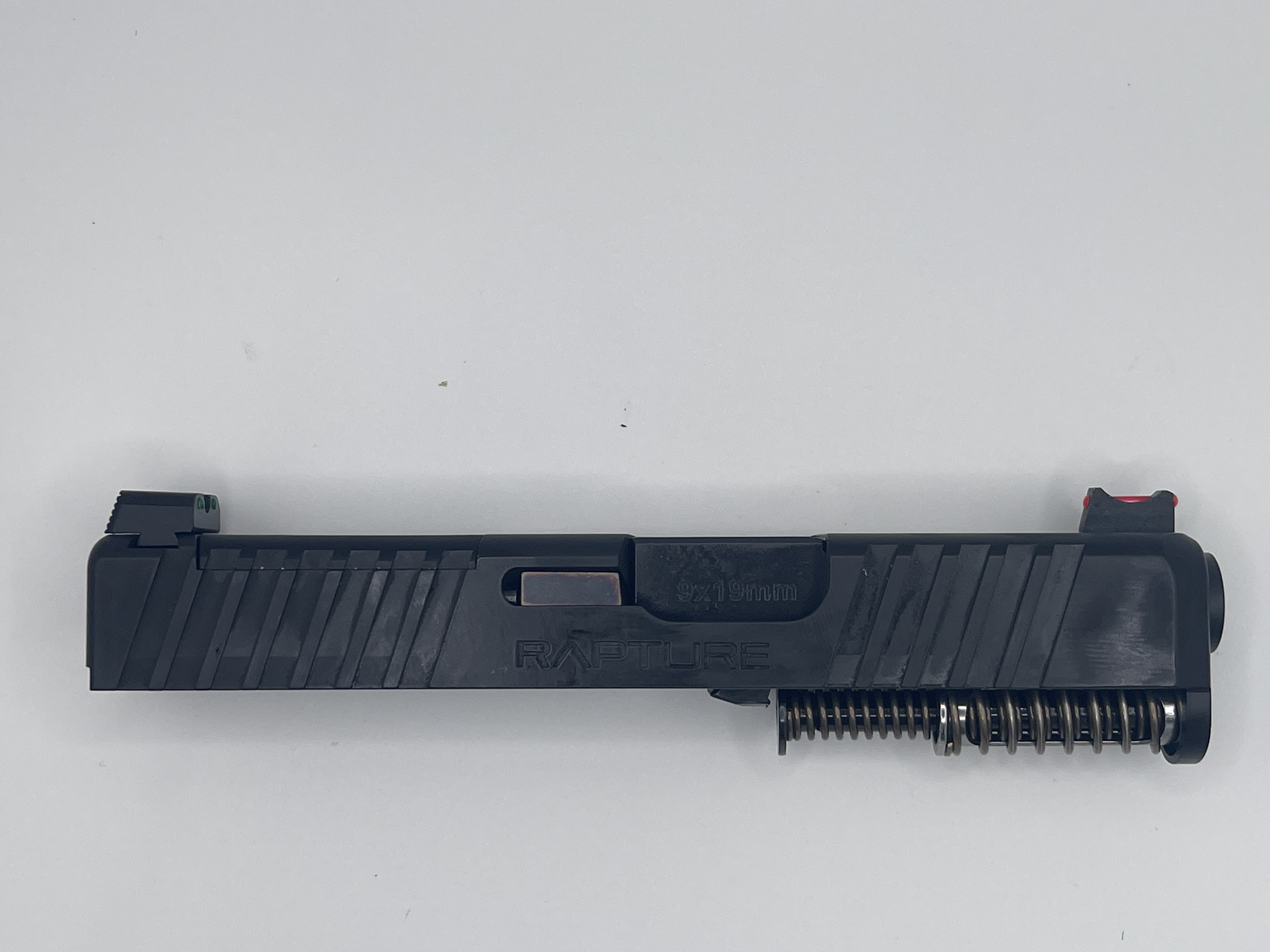 Gforce Rapture GF9 9mm Optic Ready Slide, Barrel, & Recoil Spring FOR Glock 26 G26 Clones