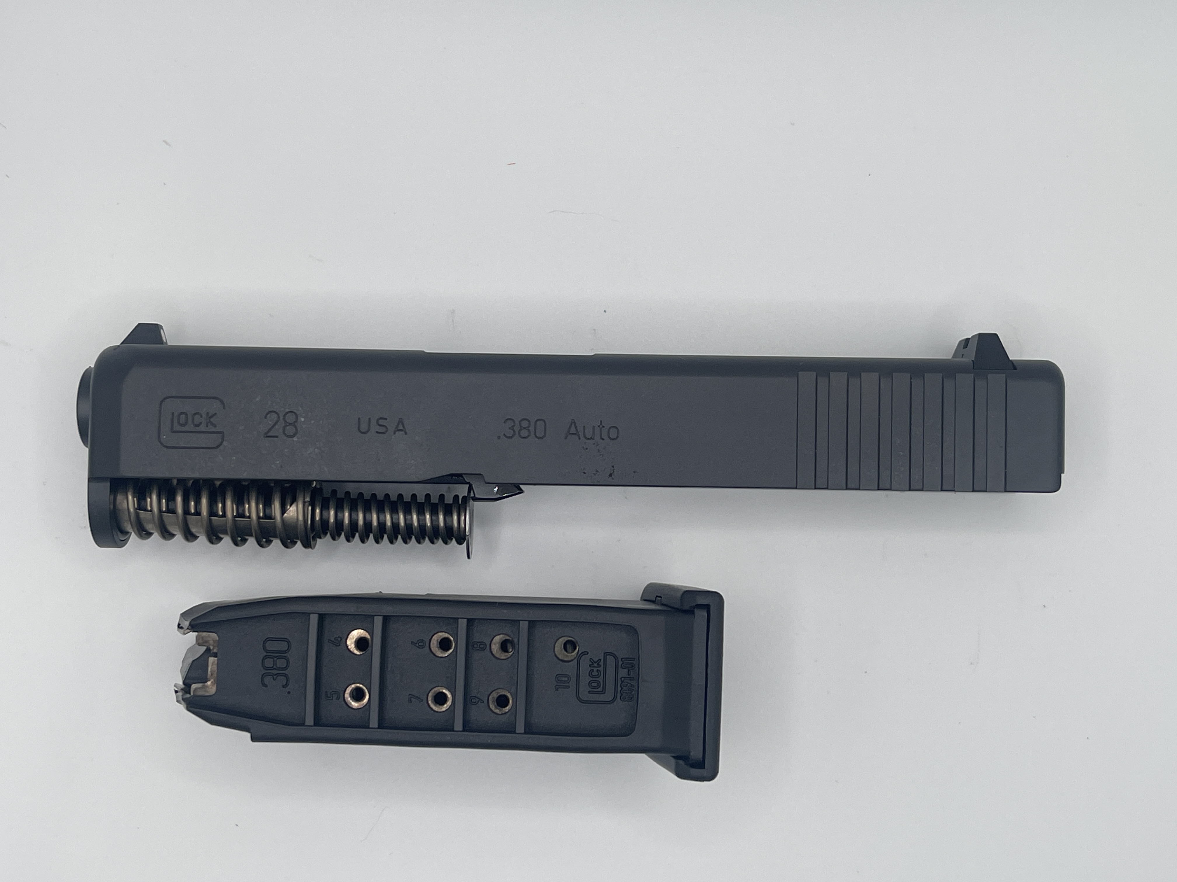 Glock 28 380acp Complete Slide Assembly & Free 10rd Magazine - View 6