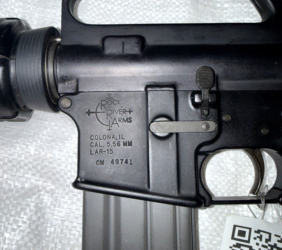ROCK RIVER ARMS LAR-15 A2 WITH COLT 20″ HBAR BARREL - 5.56 NATO - USED - View 10